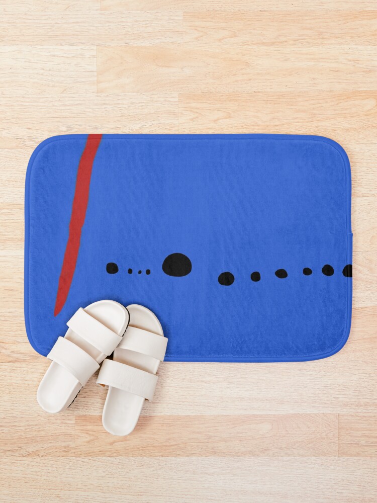 Alternate view of Bleu II - Joan Mirò Bath Mat