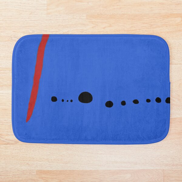 Bleu II - Joan Mirò Bath Mat