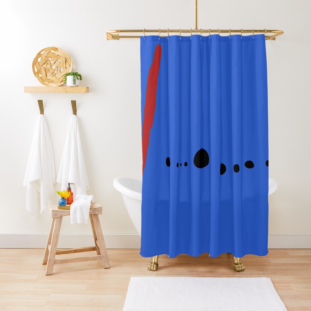Bleu II - Joan Mirò Shower Curtain