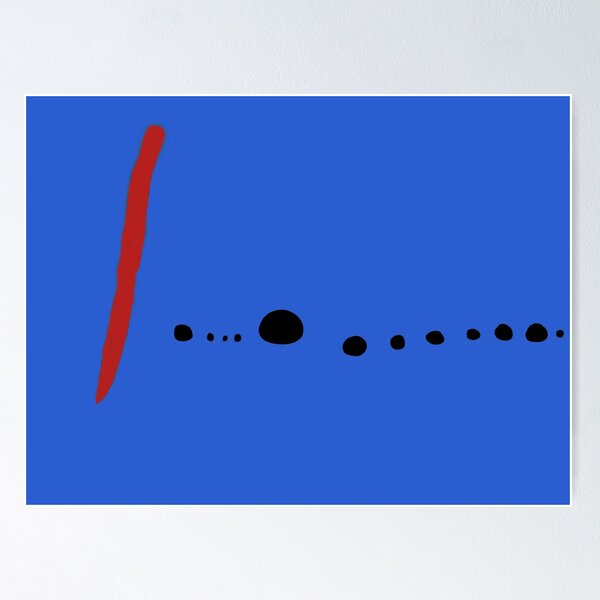 Item preview, Bleu II - Joan Mirò designed and sold by ShaMiLaB.
