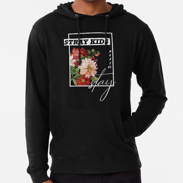 STRAY KIDS LASSEN UNS BLEIBEN Leichter Hoodie