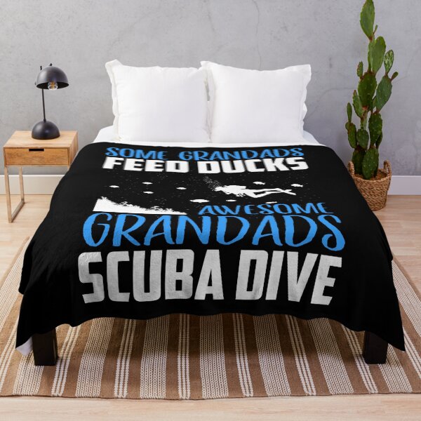Item preview, Some Grandads Feed Ducks Awesome Grandads Scuba Dive designed and sold by T-Merch.