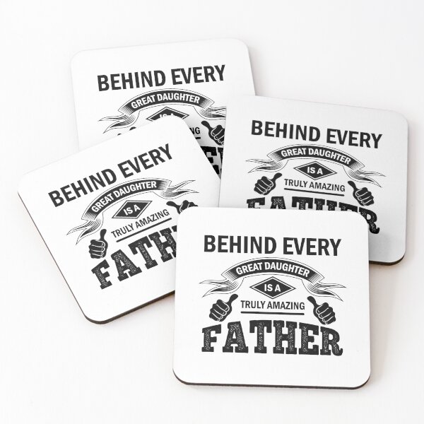 Item preview, Behind Every Great Daughter is a Truly Amazing Father designed and sold by GravitiTees.