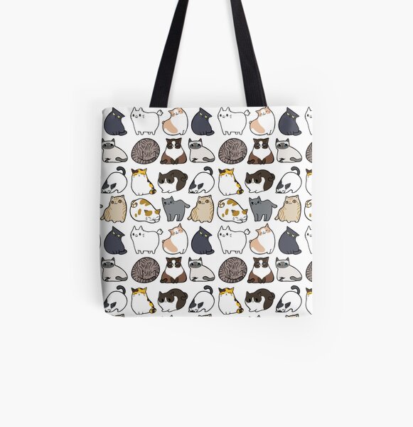 Cats Cats Cats All Over Print Tote Bag