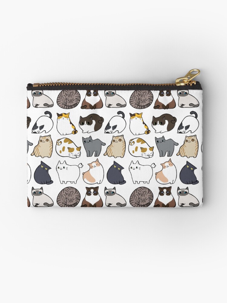 Thumbnail 1 of 4, Zipper Pouch, Cats Cats Cats designed and sold by ninay.