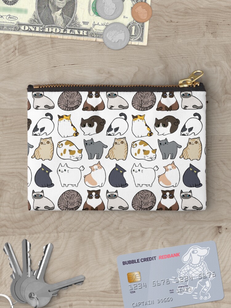 Thumbnail 3 of 4, Zipper Pouch, Cats Cats Cats designed and sold by ninay.