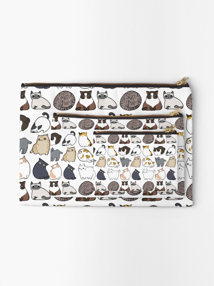 Alternate view of Cats Cats Cats Zipper Pouch