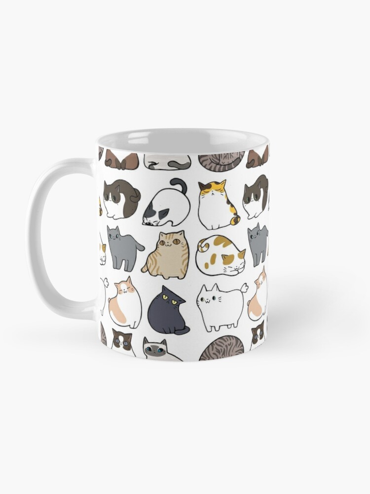 Thumbnail 3 of 6, Coffee Mug, Cats Cats Cats designed and sold by ninay.