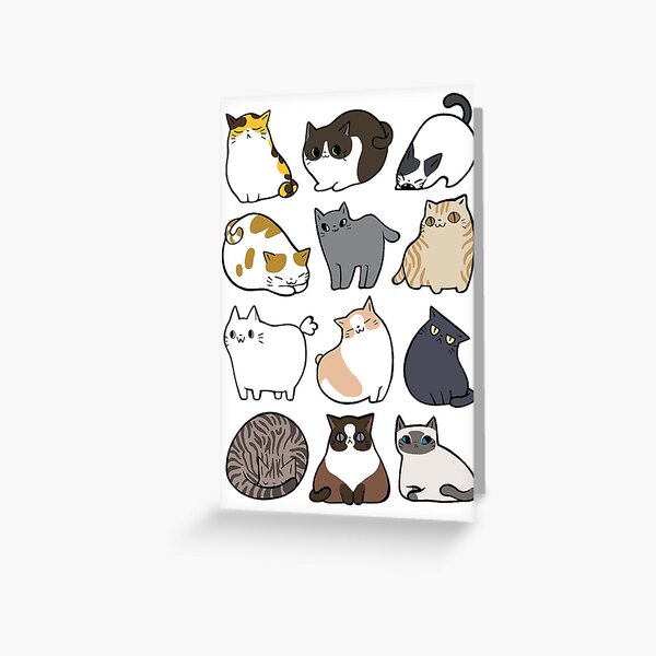 Cats Cats Cats Greeting Card