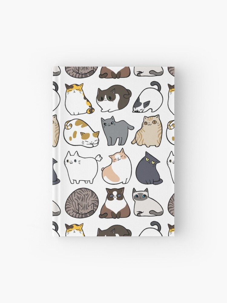 Thumbnail 1 of 3, Hardcover Journal, Cats Cats Cats designed and sold by ninay.