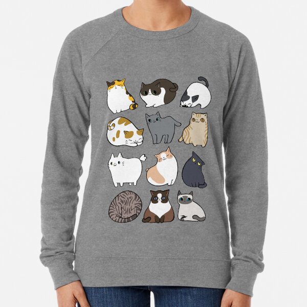 Cats Cats Cats Lightweight Sweatshirt