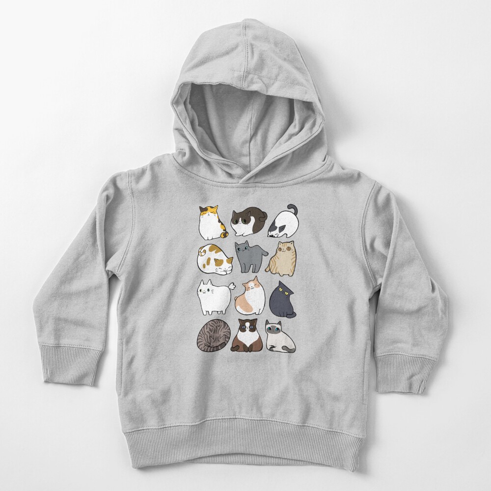 Cats Cats Cats Toddler Pullover Hoodie