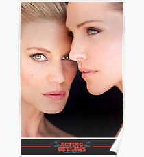 Tricia Helfer and Katee Sackhoff by Dennys Ilic Photography Poster