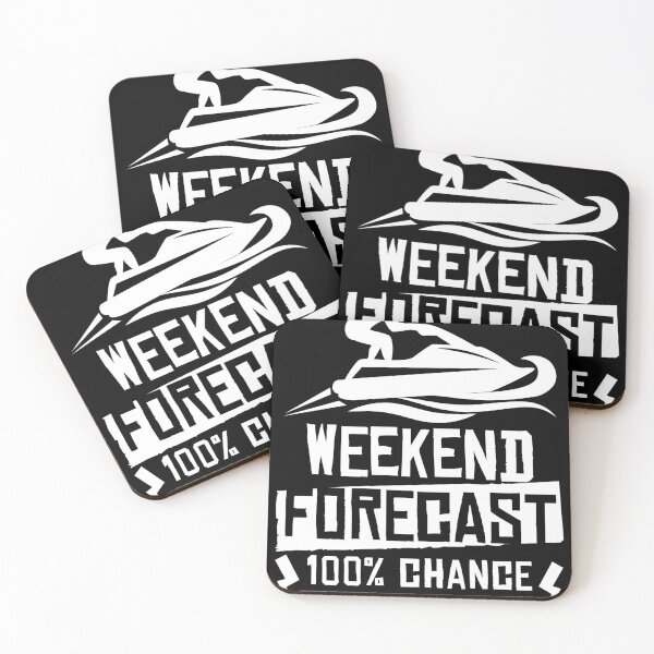 Item preview, Weekend Forecast 100% Chance Of Jet Skiing print designed and sold by Lisbob.