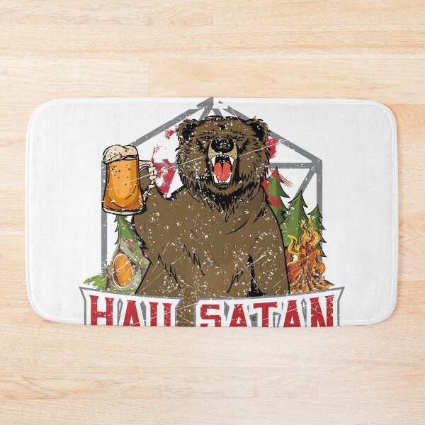 Item preview, Beer Glass Holding Satan Bear Camping Gift Design  design designed and sold by Lisbob.