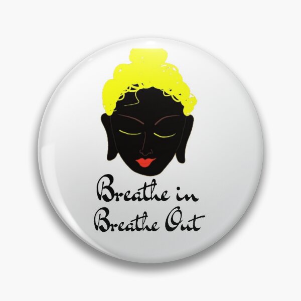 Item preview, Breathe in breathe out with Buddha face designed and sold by Sujitmone.
