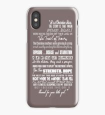 Cherokee Rose Quote iPhone Case