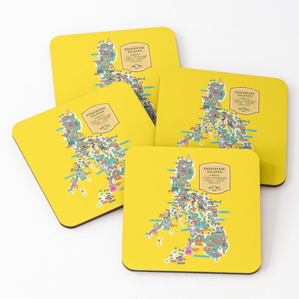 Item preview, Philippine Festivals map illustrated by Robert Alejandro designed and sold by papemelroti.
