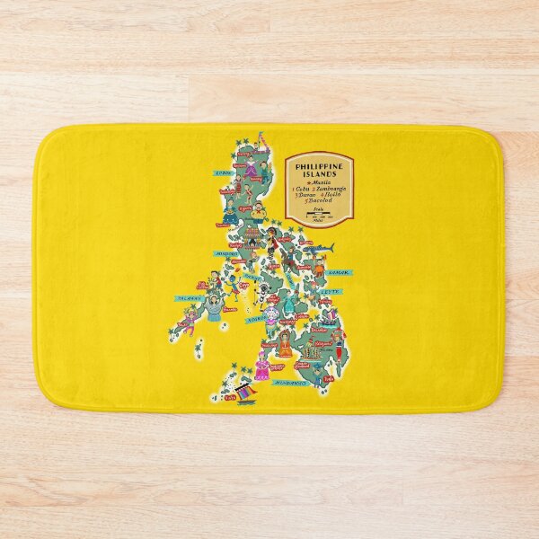 Item preview, Philippine Festivals map illustrated by Robert Alejandro designed and sold by papemelroti.
