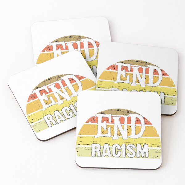 Item preview, End racism t-shirt designed and sold by Ayoublab.