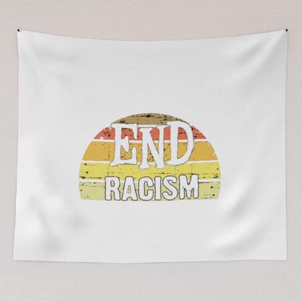 Item preview, End racism t-shirt designed and sold by Ayoublab.