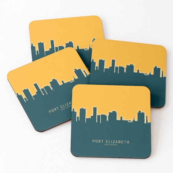 Item preview, Port Elizabeth South Africa Skyline designed and sold by ArtPrints.