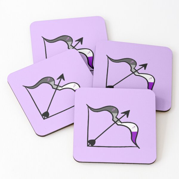 Item preview, Sagittarius Asexual Pride designed and sold by TomeOfCartoons.