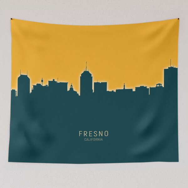 Item preview, Fresno California Skyline designed and sold by ArtPrints.