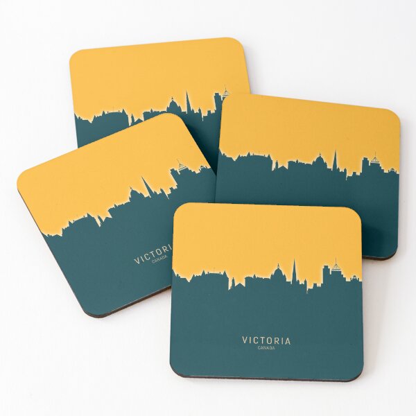 Item preview, Victoria Canada Skyline designed and sold by ArtPrints.
