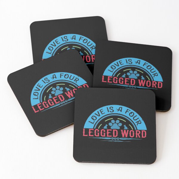 Item preview, Dog lover gift | Love is a four legged word designed and sold by teamph.