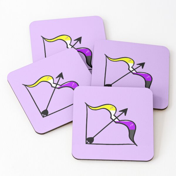 Item preview, Sagittarius Non-Binary Pride designed and sold by TomeOfCartoons.