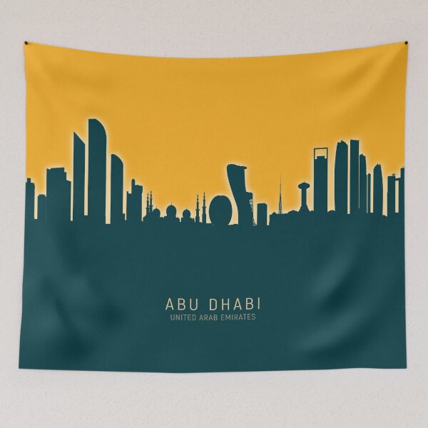 Item preview, Abu Dhabi Skyline designed and sold by ArtPrints.