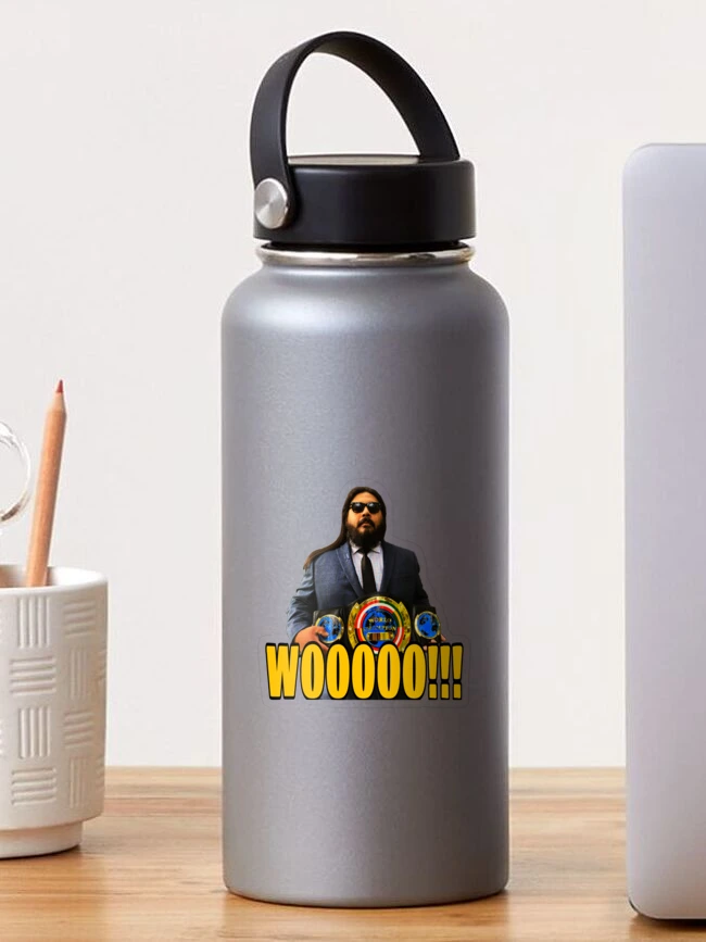 Thumbnail 1 of 3, Sticker, Gage Flair “WOOOOO!!! Merchandise designed and sold by Tennessee Backyard Wrestling.