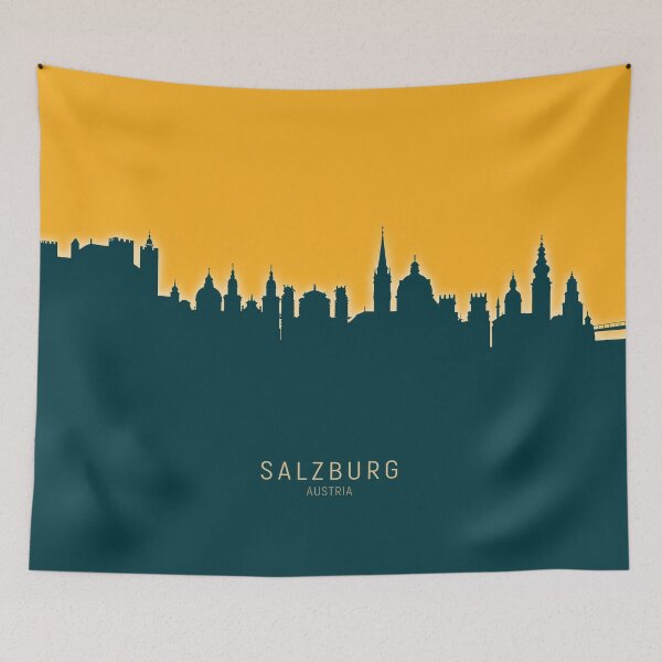 Item preview, Salzburg Austria Skyline designed and sold by ArtPrints.