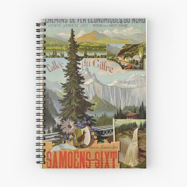 Item preview, NORD Samoens Sixt vintage travel poster designed and sold by stickart-marek.