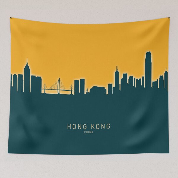 Artikelvorschau, Hong Kong Skyline entworfen und verkauft von ArtPrints.