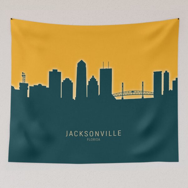 Item preview, Jacksonville Florida Skyline designed and sold by ArtPrints.
