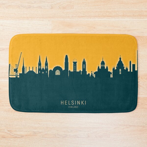 Item preview, Helsinki Finland Skyline designed and sold by ArtPrints.