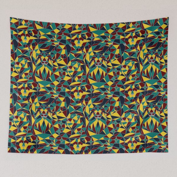 Item preview, Geometric Lions designed and sold by WildGeometric.