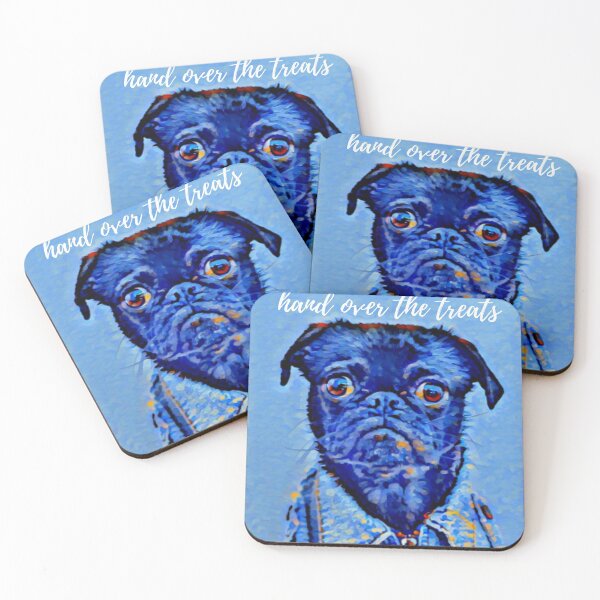 Item preview, Hand Over the treats funny pug dog quotes  designed and sold by conceptDVS.