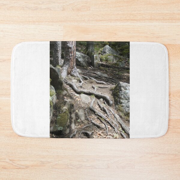 Item preview, Mystical forest rocks boulders roots designed and sold by EstelleRossetti.