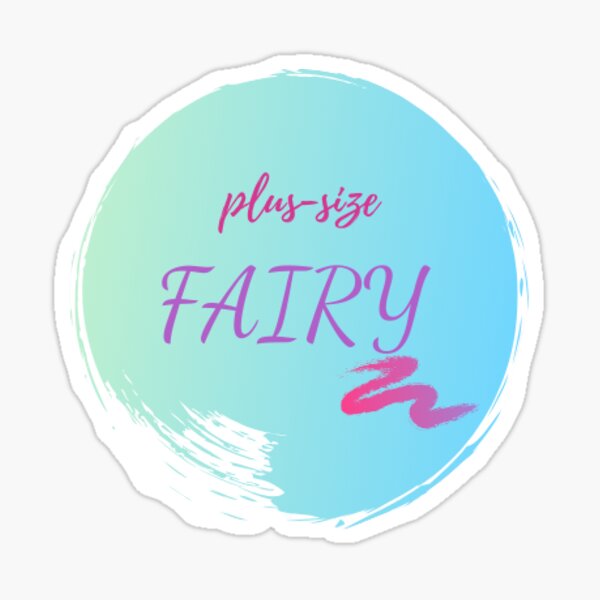 Plus-Size Fairy Sticker