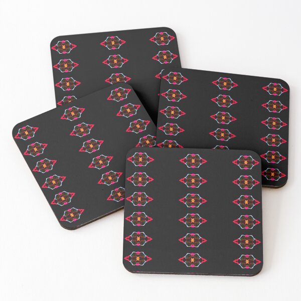 Item preview, Tessellating. Geometrical. Repeating. Black, Red and Orange Pattern  designed and sold by shirtdan.