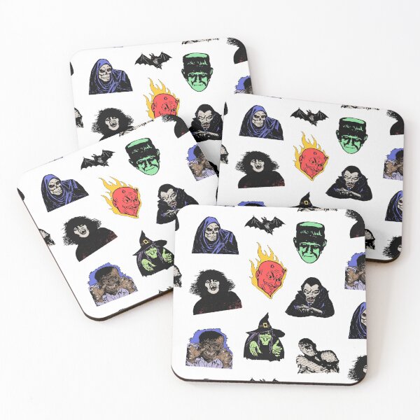 Item preview, Halloween Horror Monsters Sticker Pack #2 Classic Vintage Spooky Stickers + More (Order Medium-XL ) Sticker designed and sold by blueversion.