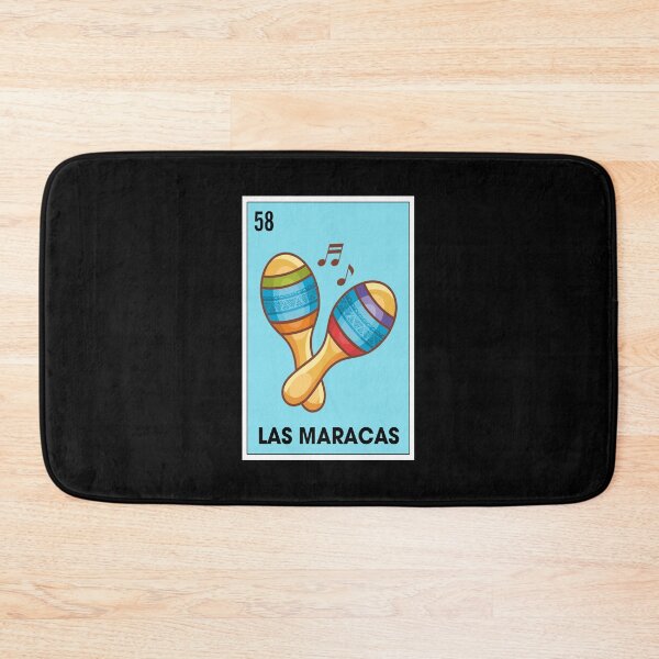 Item preview, Las Maracas The Maracas's Loteria Mexican Bingo Card designed and sold by OliveiraCV376ZY.