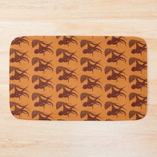 Item preview, Auburn Beauty with orange background colour designed and sold by HeckaDoodleDo.