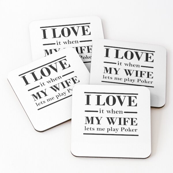 Item preview, I love my wife (POKER) designed and sold by Jannis12.