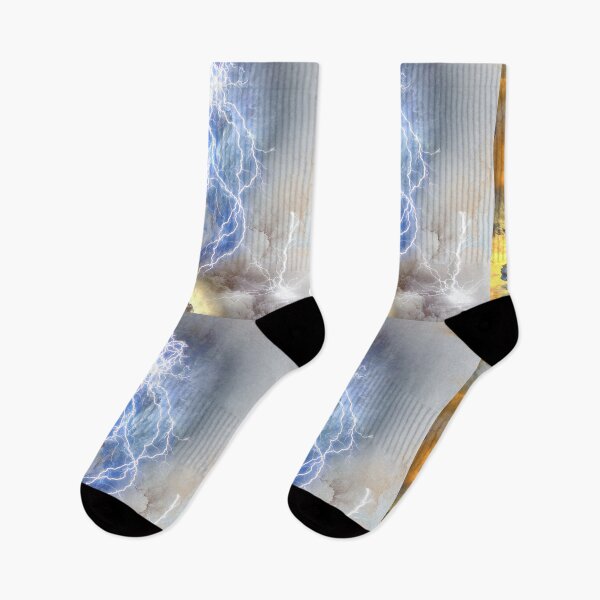 Item preview, lightning storm over the pacific  designed and sold by johnnyssandart.