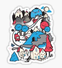 No More Humans Sticker