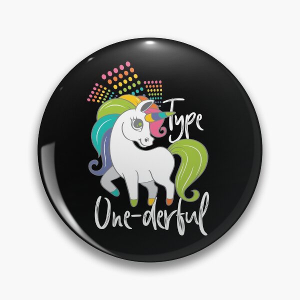 Item preview, Type 1 diabetes unicorn designed and sold by Myshelter.